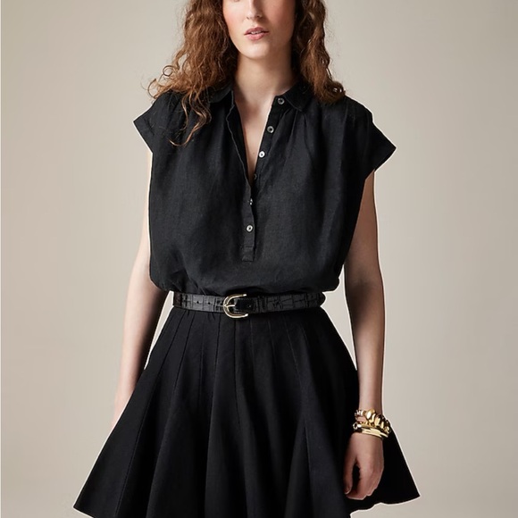 NWT J.Crew New Capitaine shirt in Baird McNutt Irish linen (size small) - Picture 2 of 6